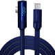 thumbnail image 1 of Cable Tipo C Led Blue 2LI 1 Pza 2m Rápida 100W 2x Tipo C Azul., 1 of 1