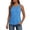 RYE1-Light Blue, variant on Racerback Tank Tops for Women Scoop Neck Sleeveless Workout Shirts Summer Casual Slim Fitted Gym Yoga Vest