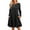 Black, variant on T-Shirt Dresses for Women with Pockets Casual Crew Neck Short Dress Black XL