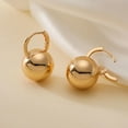 thumbnail image 4 of Apsvo Gold and Silver Hoop Earrings Set,Drop Ball Earrings Set for Women,Lightweight Dangle Huggies Earrings for Women,Birthday Valentine's Day Mother's Day Gifts Jewelry Set 12/24/28/36mm, 4 of 5