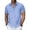 Light Blue, variant on Coorders George Men’s Linen Short Sleeve Button-Down Shirt with Pocket,Mens Casual Beach Shirts ,Big and Tall Light Blue,Size M