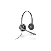 HP Poly SupraPlus H261N Stereo Binaural Wired On-ear Headset +Pouch TAA (7S444AA) Black