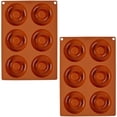 thumbnail image 1 of Donut Pans Wilton, silicona antiadherente apta para uso alimentario, juego de 2, 1 of 7