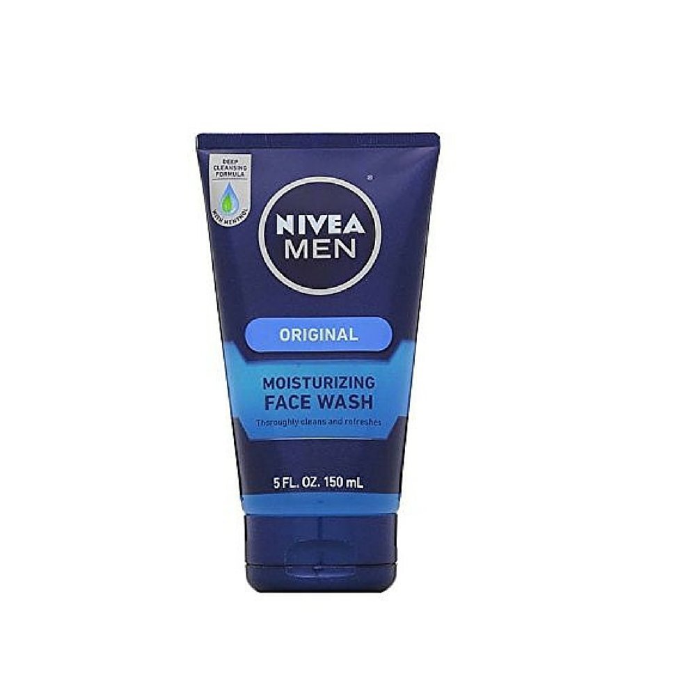 Nivea for Men 5 Fl. Oz. Face Wash with Face Balm Bonus Pack