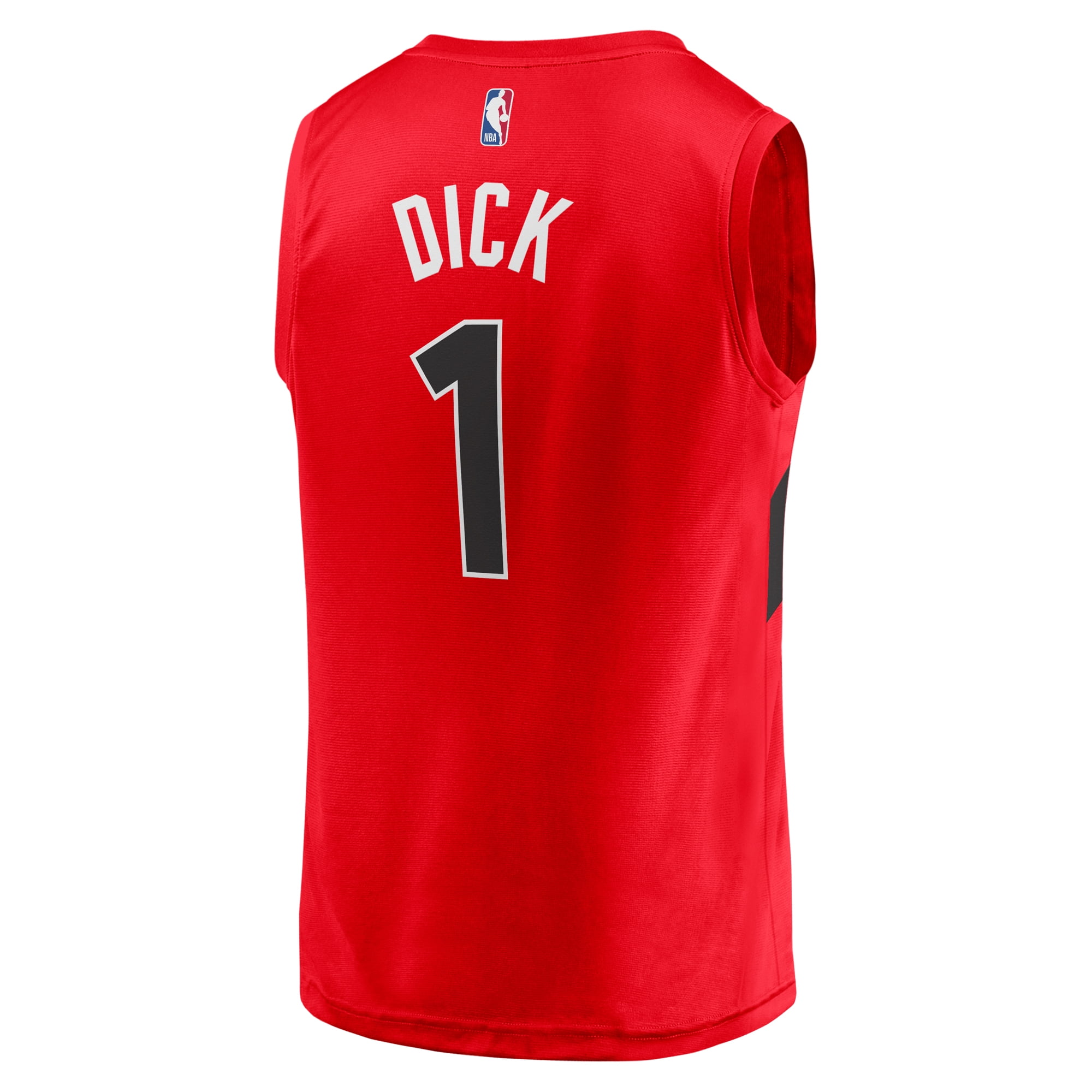 Men s Fanatics Gradey Dick Red Toronto Raptors Fast Break Player Jersey Icon Edition