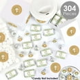 thumbnail image 2 of Big Dot of Happiness Elegant Cross - Religious Party Candy Favor Sticker Kit - 304 Pieces, 2 of 8