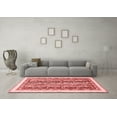 thumbnail image 3 of Ahgly Company Indoor Rectangle Abstract Red Modern Area Rugs, 8' x 12', 3 of 4