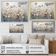 thumbnail image 4 of Designart "Tranquil Scene Of Wildflowers In Full Bloom II" Wildflowers Floater Framed Wall Art Living Room, 4 of 5