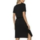 thumbnail image 5 of Moda mujer vestidos verano sólido Casual cuello redondo manga corta bolsillos vacaciones playa Mini vestido Fridja  qw2757, 5 of 9
