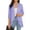 Sky Blue, variant on Turilly Womens Jackets Ladies Women's 3/4 Sleeve Fashion Casual Comfortable Solid Color Cardigan Top Blouse