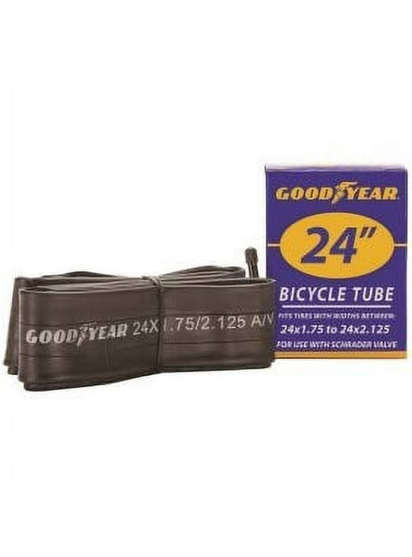 Goodyear 24" x 1.75"-2.125" Bike Tube, Black