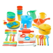 Kid Connection Chef in a Basket Pretend Playset for Toddlers, Ages 3+, Multiple Colors, Plastic