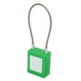 thumbnail image 4 of 85mm Shackle Lockout Tagout Cable Locks Set, Steel   With 2 Key For Electrical Lockout Tag Out Kits, 4 of 8