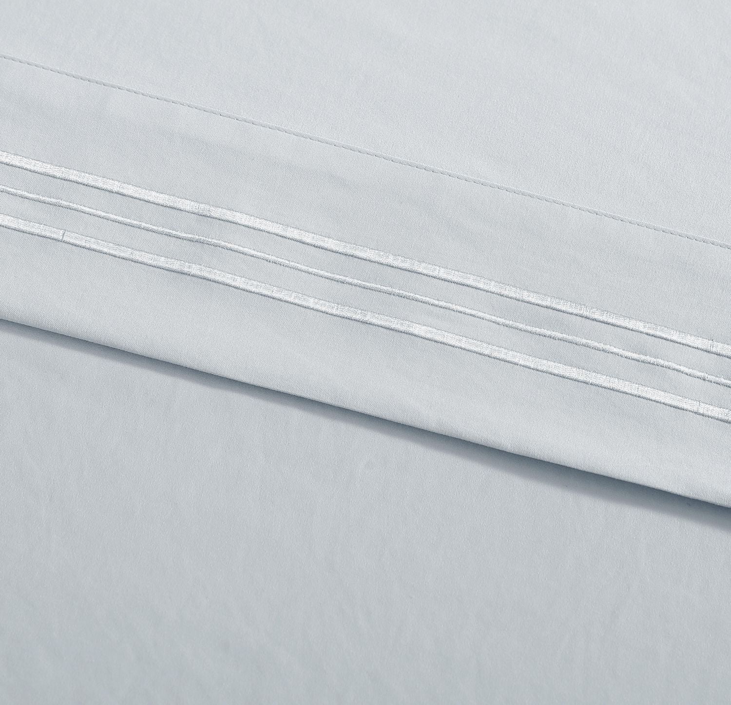 Ensemble de draps luxueux brodés ultra doux de 6 pièces hometrends Taille : 1 place/très grand