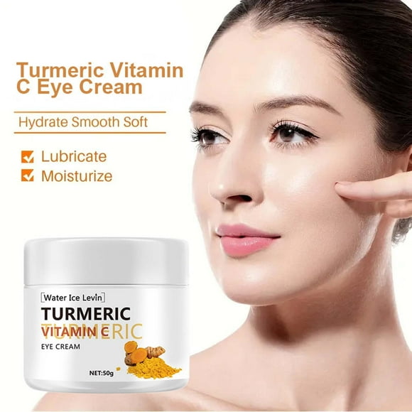 Pompotops Beauty Products Clearance,Women Beauty Gifts,Moisturizing Hydrating Ginger Turmeric Eye Cream 50g