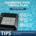 thumbnail image 3 of LANCHEZ 18in Sand Filter Pump for Above Ground Pool with Timer, 1.5HP, Max 4900GPH for Pools Up to 20000GAL, 6-Way Valve Pool Sand Filter System, Enhanced Circulation for Crystal-Clear Pool, 3 of 8