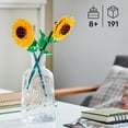 thumbnail image 3 of LEGO Sunflowers - Building Toy for Girls & Boys, Ages 8+ - Creative Gift for Kids - Artificial Flowers for Home Decor & Display - 40524, 3 of 7