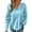 Sky Blue, variant on fatyb Womens V Neck Sweatshirts Long Sleeve Lightweight Casual Loose Pullover Tops Activewear for Women
