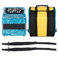 thumbnail image 4 of Soidarity Acordeón 8 Bajo 22 Clave Instrumento profesional Musical Adultos Equipo Reemplazo Suministro de música Accesorio Acordeones Accesorios para instrumentos musicales Azul claro Soidarity OD030736-02B, 4 of 6