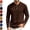 07# Coffee, variant on Men's Henley Shirts Long Raglan Sleeve Slim Fit Button T-Shirts Casual Pullover Tops with Pocket Wine M