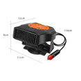 thumbnail image 4 of Car cabin heater, heated car fan, 2 in 1 fan heating function（24V）, 4 of 5