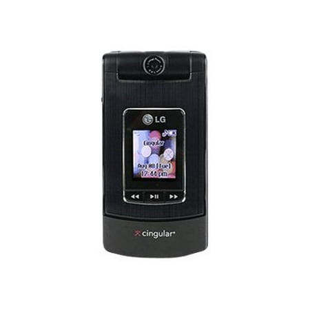 LG CU500 - 3G feature phone - microSD slot - LCD display - 176 x 220 pixels - rear camera 1.3 MP - AT&T - black