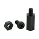 thumbnail image 3 of Nylon PCB Standoff M2 M2.5 M3 M4 Black Plastic Screw Standoffs Nut Spacers Male To Female Motherboard Hexagon Thread Pillar Bolt, 3 of 5