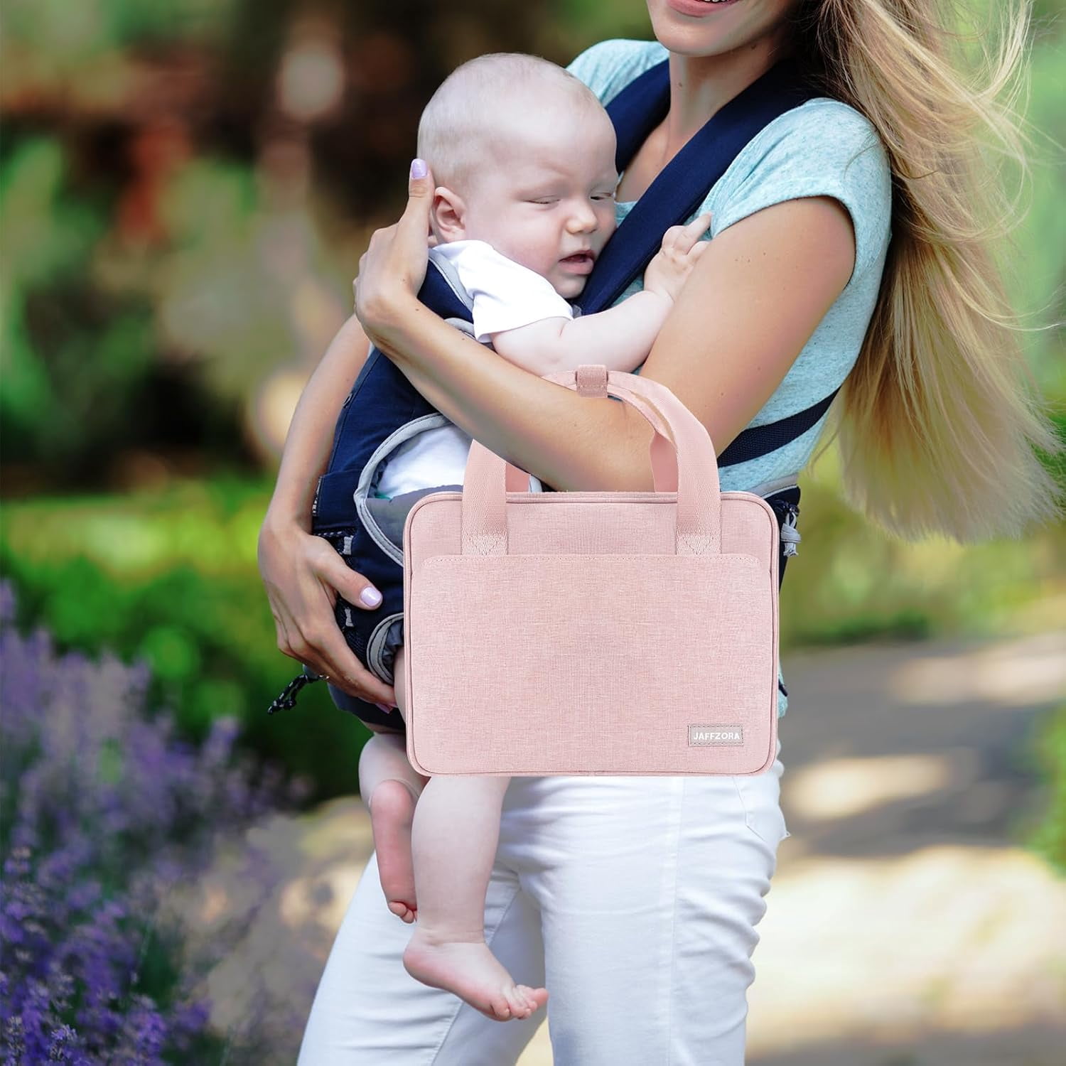 Wearable Breast Pump Bag with Insulated Cooler Compartment, Travel Carrying Case Compatible with Momcozy, Elvie and Medela Breast Pump Series, Includes Ice Pack & Waterproof Mat for Breastfeeding Acc