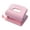 Pink, variant on HESITONE 2-Hole Punch Round Hole Puncher Non-slip Handle 20 Sheets Capacity Office Supplies for Card Making File Paper Binding
