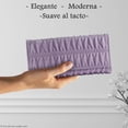 thumbnail image 2 of Cartera grande para mujer con pliegues elegantes violeta, 2 of 4