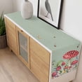 thumbnail image 4 of Mushroom Table Runner - 90 Inch Long, Kitchen Dining Table Runner Dresser Scarves, Sage Green Butterfly Moon Eucalyptus Leaf Farmhouse Decor for Coffee Tables Wedding Party Banquet, 4 of 8