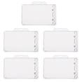 thumbnail image 4 of EXHUMKY 5Pcs Protective Card Sleeve Clear Badge Sleeve for School Use and Adults, 4 of 8