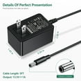 thumbnail image 2 of FITE ON AC/DC Adapter Compatible with Peak PKC0AS PKC0AQ PKC0AZ PKC0A0 300 600 900 Amp Jump Starter Power Adapter Charger UL Listed, 2 of 7