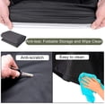 thumbnail image 5 of Luniquz Rollaway Bed Storage Cover, 33 in Folding Bed Cover, With Metal Zipper and Adjustable Drawstring, Dustproof and Waterproof, Thickened Storage Cover for Fold Up Bed, Folding Cot Bed., 5 of 7