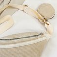 thumbnail image 2 of Paquetes de pecho de pana para mujer, bolso cruzado informal versátil, bolso bandolera (Beige), 2 of 8