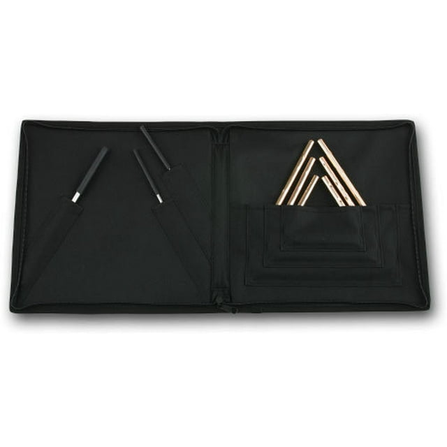 Sabian 61140H Hand Hammered Triangles and Striker Set with Attache Case