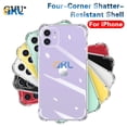 thumbnail image 2 of GKL Silicone Transparent Phone Case For iPhone 11 13 Pro X XR X SE 2020 7 8 6 6s Plus 11 XR Case Cover, 2 of 4
