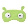 thumbnail image 2 of Antifaz para dormir adorable, antifaz de dibujos animados, antifaz suave que bloquea la luz, antifaz divertido para dormir. Verde, 2 of 9