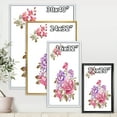 thumbnail image 4 of Designart 'Bouquet of Purple and Pink Flowers I' Farmhouse Framed Canvas Wall Art Print, 4 of 5