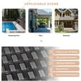 thumbnail image 7 of Gotland Outdoor Patio Furniture Sectional Conversation Set 12Pcs Rattan Wicker 10 Cushion Table Sand, 7 of 7