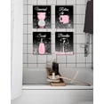 thumbnail image 4 of Drsoum Glam Pink Fashion Woman Wall Decor Girly Beauty Makeup Room Decor 8x10in4PCS Natural Framed, 4 of 5