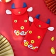 thumbnail image 4 of Sobre rojo bordado en forma de toro Año nuevo Sobre rojo Tela Paquete rojo Paquete rojo de año nuevo CACAGOO Sobre, 4 of 7