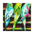thumbnail image 3 of Budgies in Art Deco - Canvas, 3 of 25