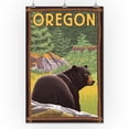 thumbnail image 3 of Bear in Forest, Oregon (24x36 Giclee Gallery Art Print, Vivid Textured Wall Decor), 3 of 3