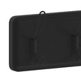 thumbnail image 2 of Emma + Oliver Black Rustic Wall Hanging Storage Rack with 5 Hooks for Entryway, Kitchen, Bathroom and More, 2 of 11