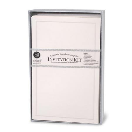 UPC 634680610077 product image for Gartner Studios Invitation Kit Pearl Ivory 50ct | upcitemdb.com