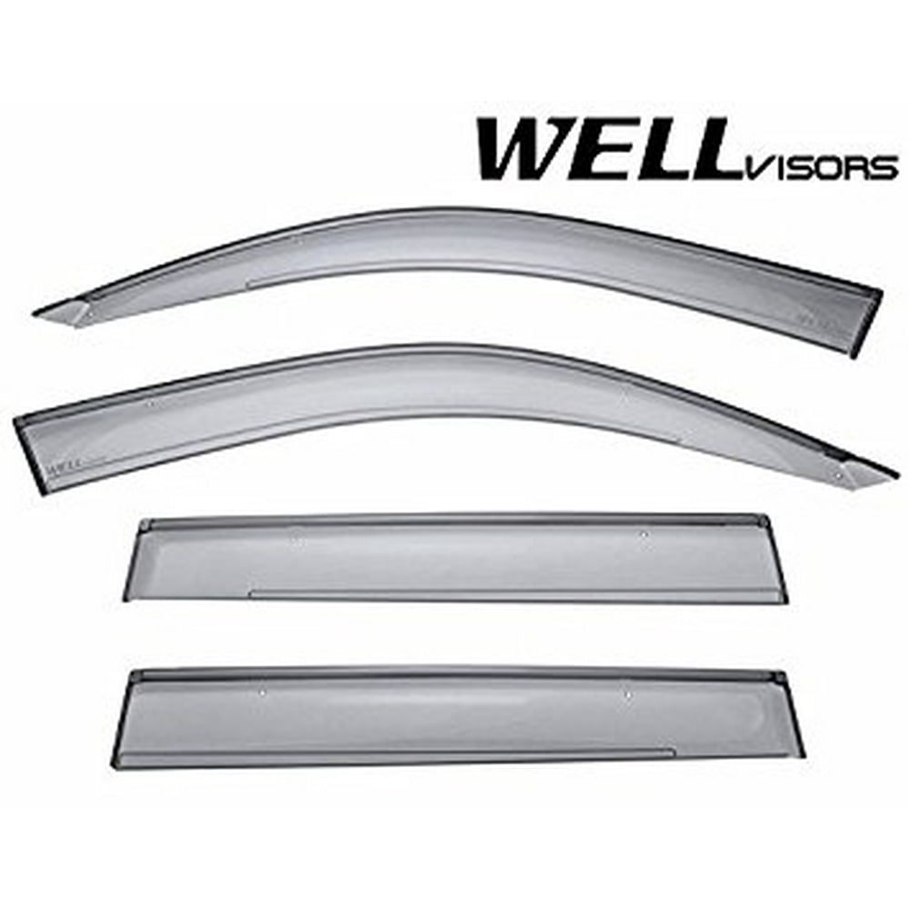 WellVisors Side Window Wind Deflector Visors Lexus GX470 2003 2004