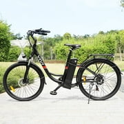 Vivi Electric Bike for Adults 26 Electric Cruiser Bike 48V 500W Step-Through Electric Bike 19.8MPH & City Commuter Electric Bike with Cruise Control, UL2849 Certified