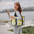 thumbnail image 5 of Travel Duffle Bag Cute Delicious Pineapple Travel Tote Bags Carry on Luggage Waterproof Weekender Bags with Top Handle Adjustable Shoulde Strap for Travel Gym, 5 of 5