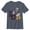 Navy Blue Heather, variant on Boy's Mickey & Friends Donald Duck Athletic Club Graphic Tee Royal Blue Medium